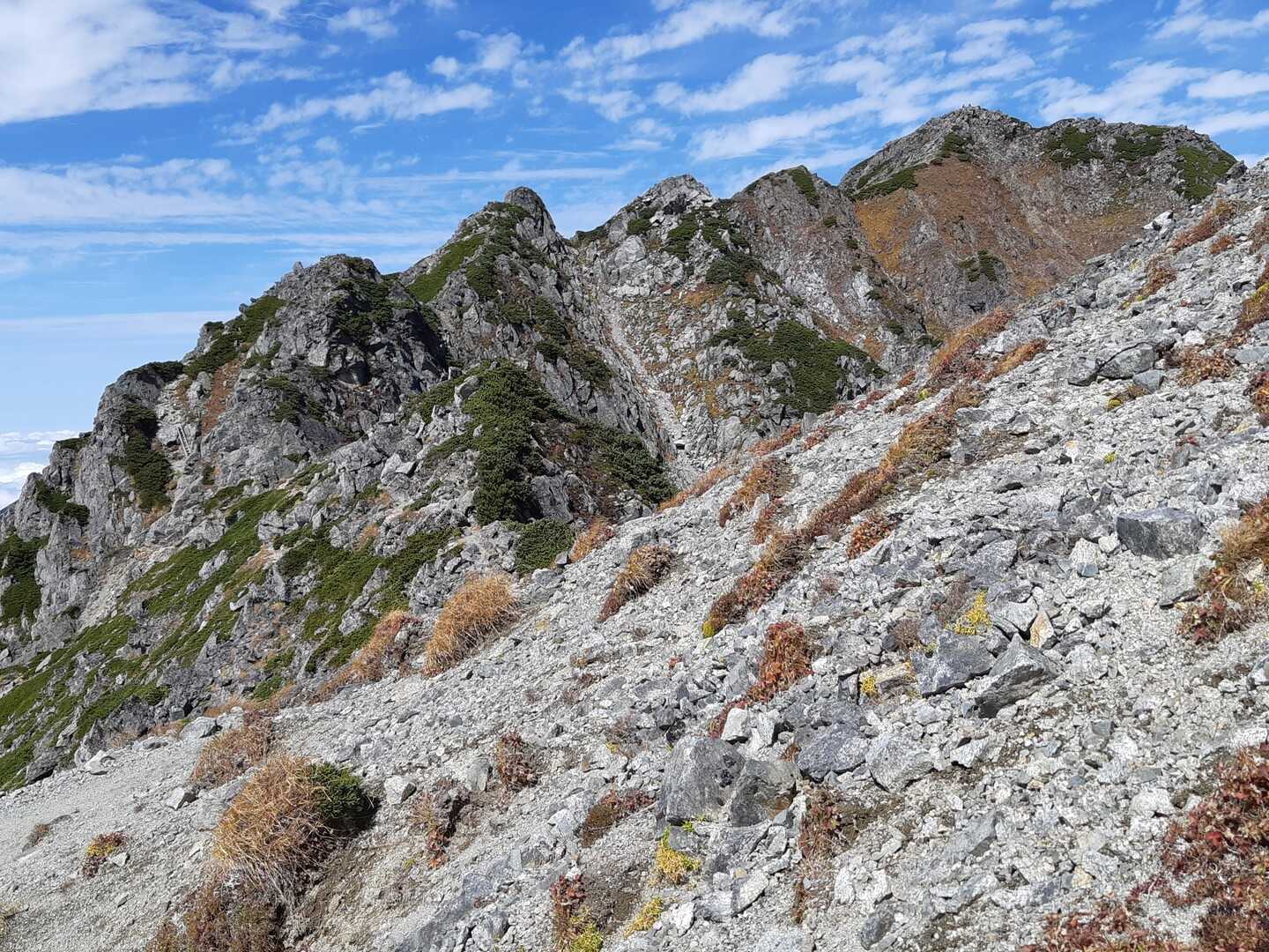 水晶岳（北峰）の写真
