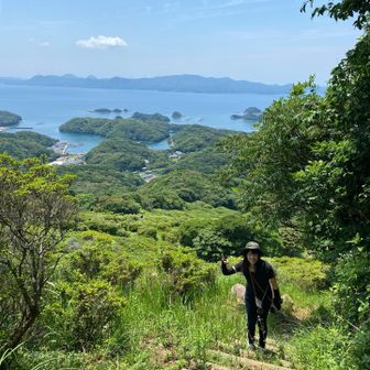 景色最高10分くらいの山だと娘を騙し