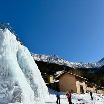 無事に降りて来られて
一安心！