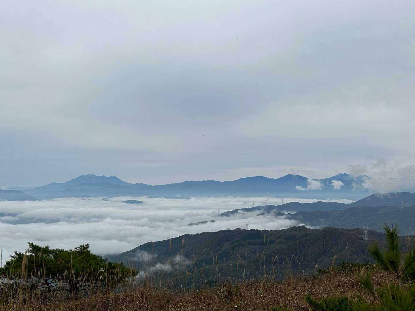 御嶽山も見える