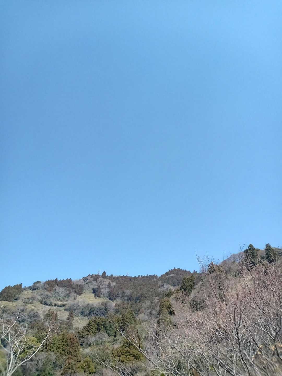 雲一つない