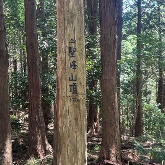 その先、聖峰…ここも初💪