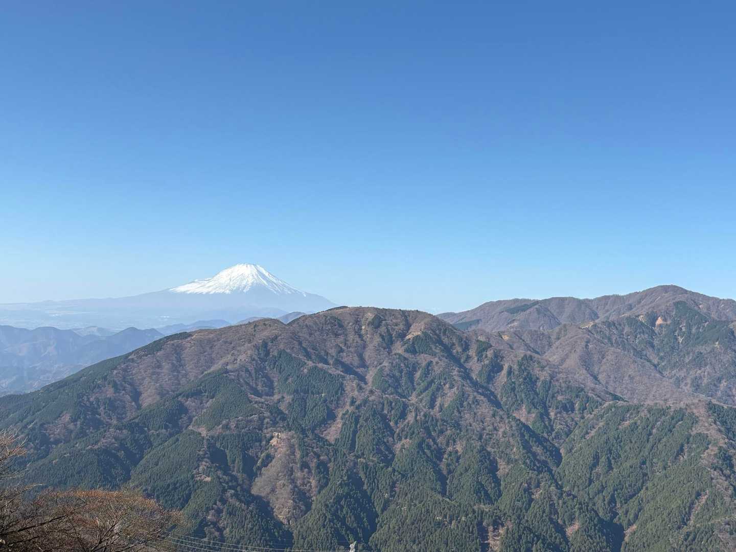 ヤビツ峠-大山-阿夫利神社駅-大山ケーブル駅 縦走コースの写真
