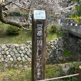 あら！🤭
京都トレイルの下見だったのに、
登山口見逃しました💦😅