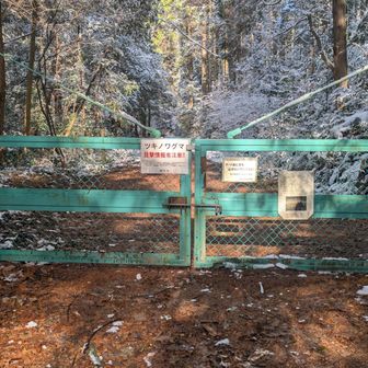 車両侵入防止のゲート