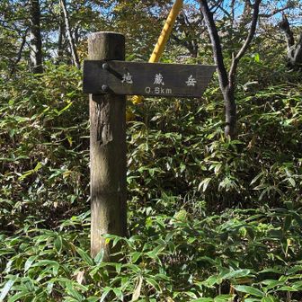 地蔵岳の道標♪