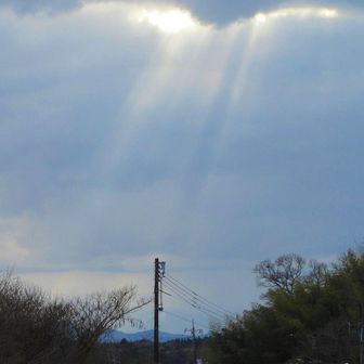 天使のはしご✨🤗