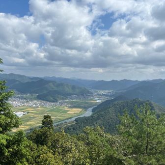 天狗👺岩の上からの眺望。