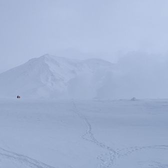 かろうじて見えてる…天気は下り坂