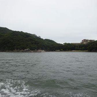 仙酔島桟橋へ