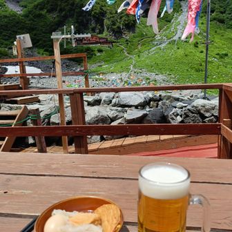 お約束のおでんとビール。誰ですかぬるいとかレビューでかいた人(-.-)やけどじゃないか(-.-)