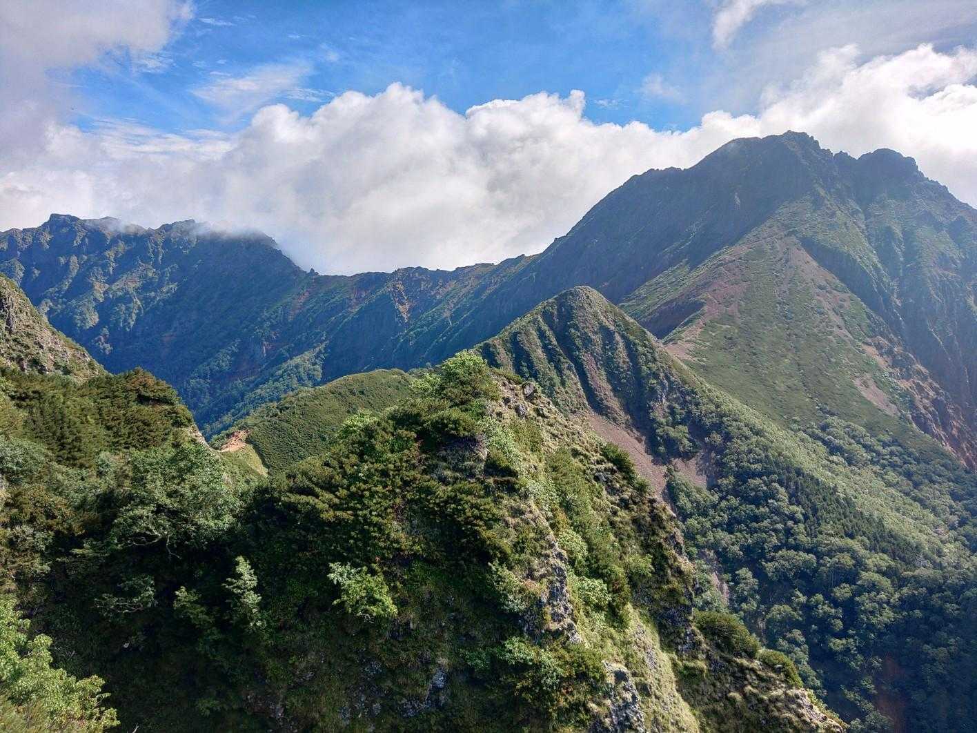 舟山十字路-立場岳-青ナギ-阿弥陀岳-取り付き 周回コースの写真