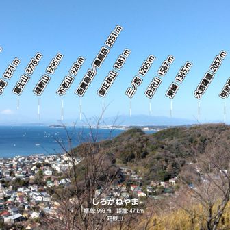 天気が良くモヤがなければ、南アルプスが見えるらしい？