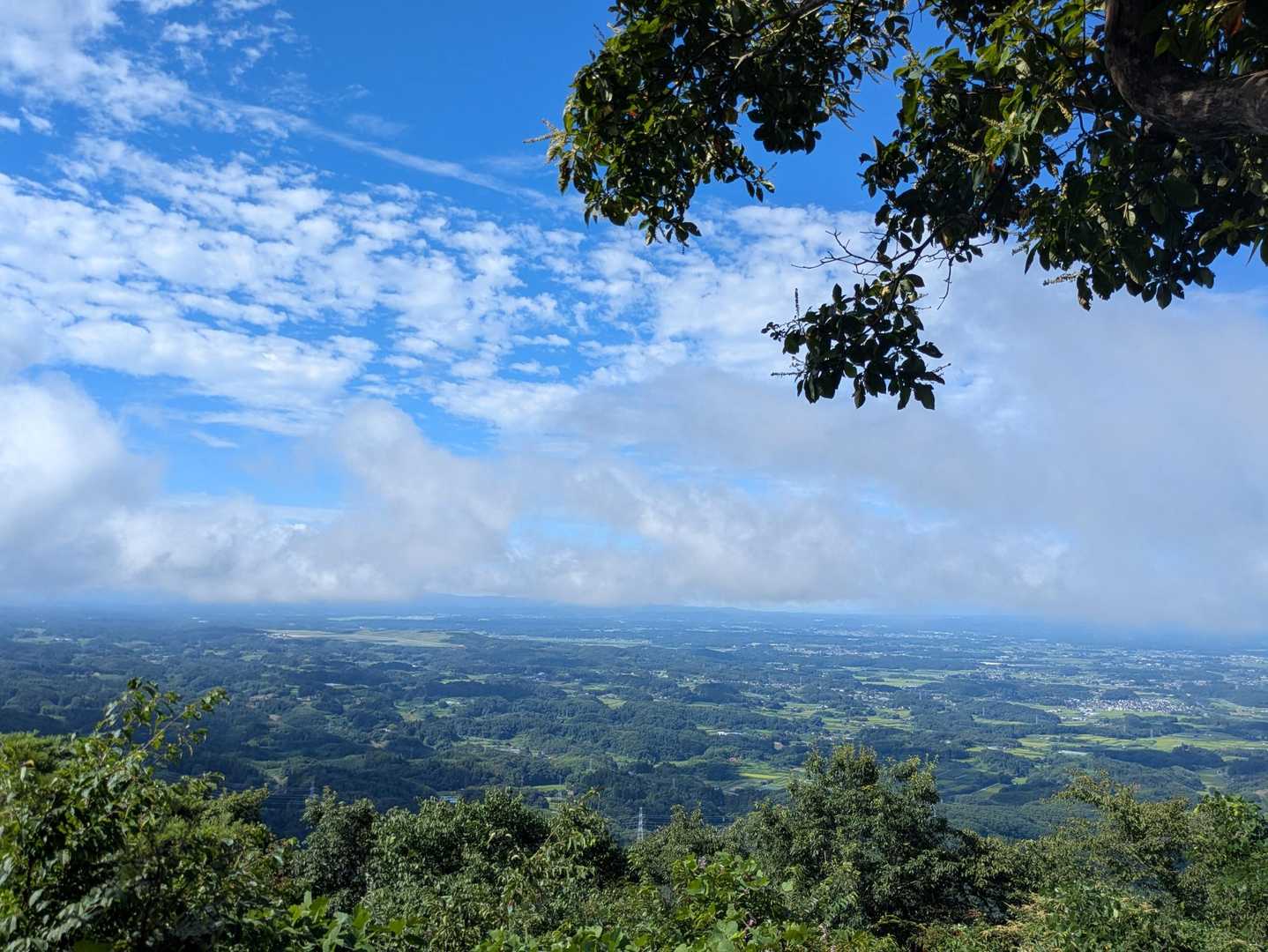 雲が多くて山は分からないけど、眺めがいい🥰
