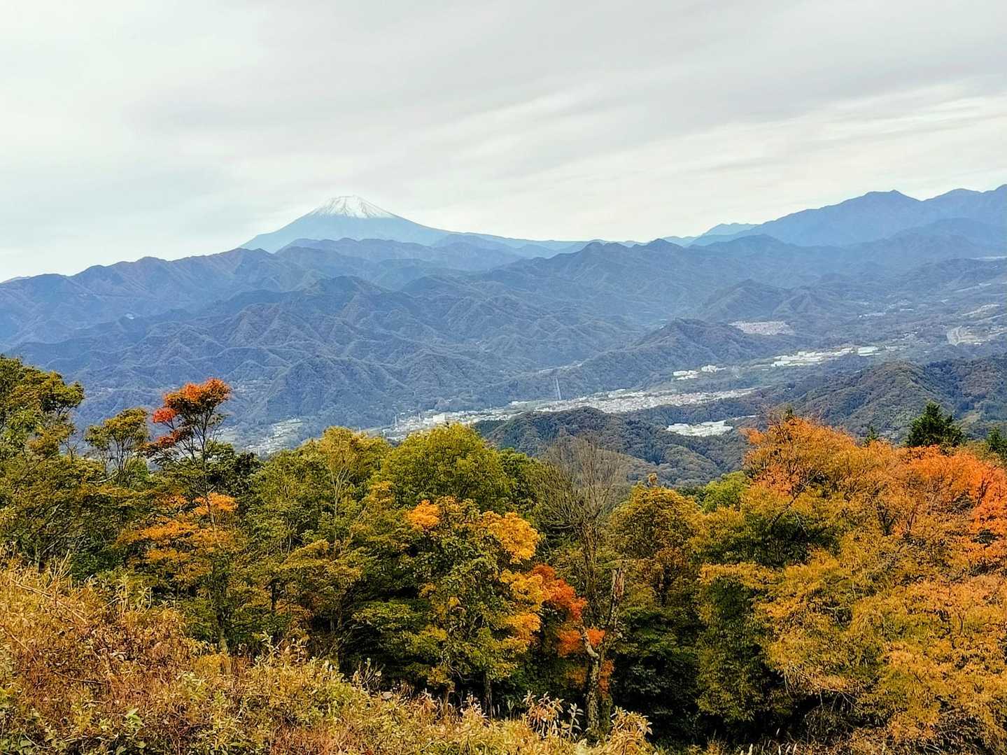 富士山見ながら休憩😊
