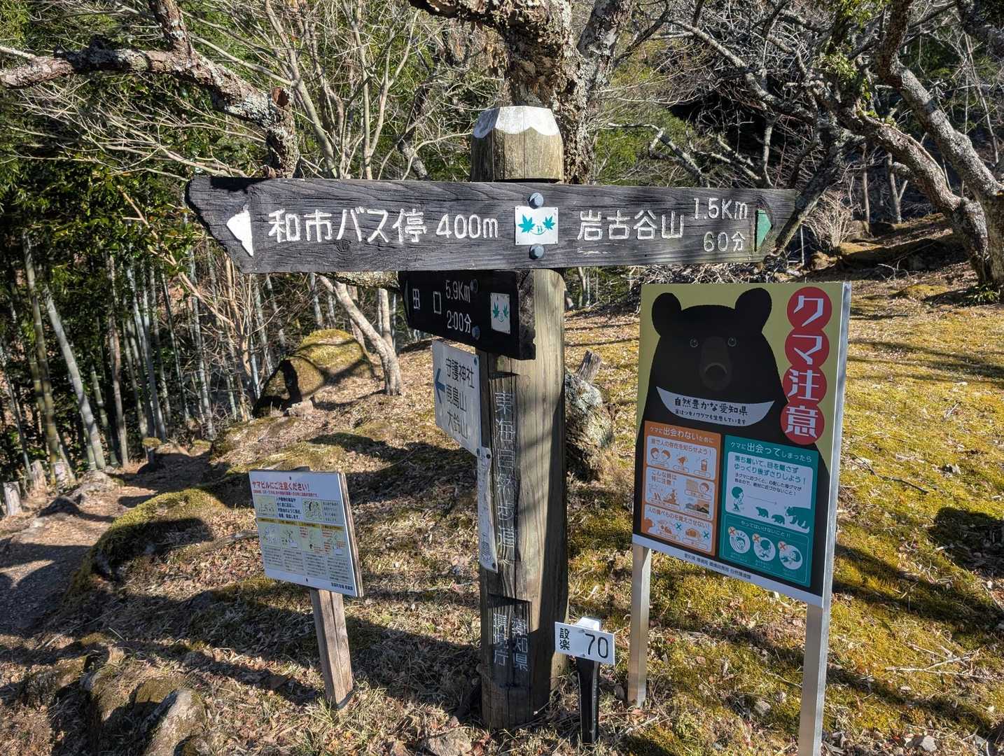 岩古谷山登山口-岩古谷山 周回コースの写真