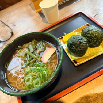 道の駅 奥熊野古道ほんぐう
山菜そば めはり寿司