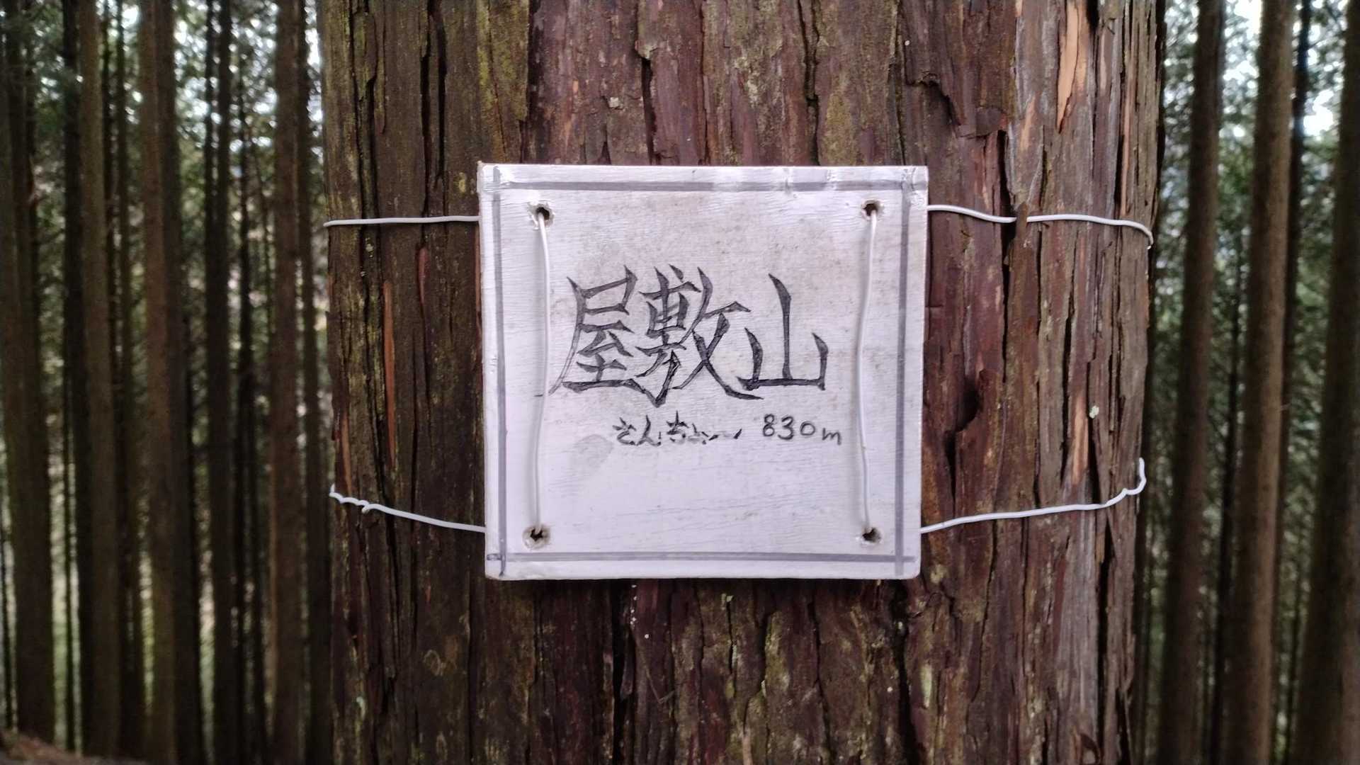 根本山登山口 往復コースの写真