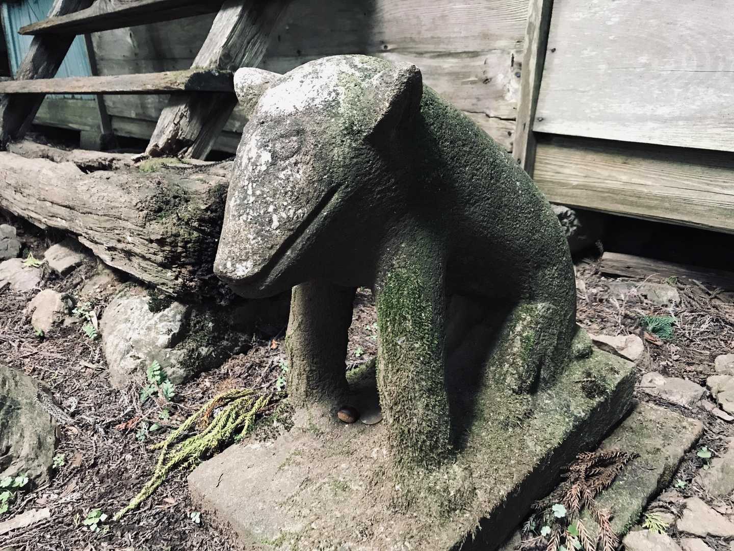 右には栗が供えてある。
