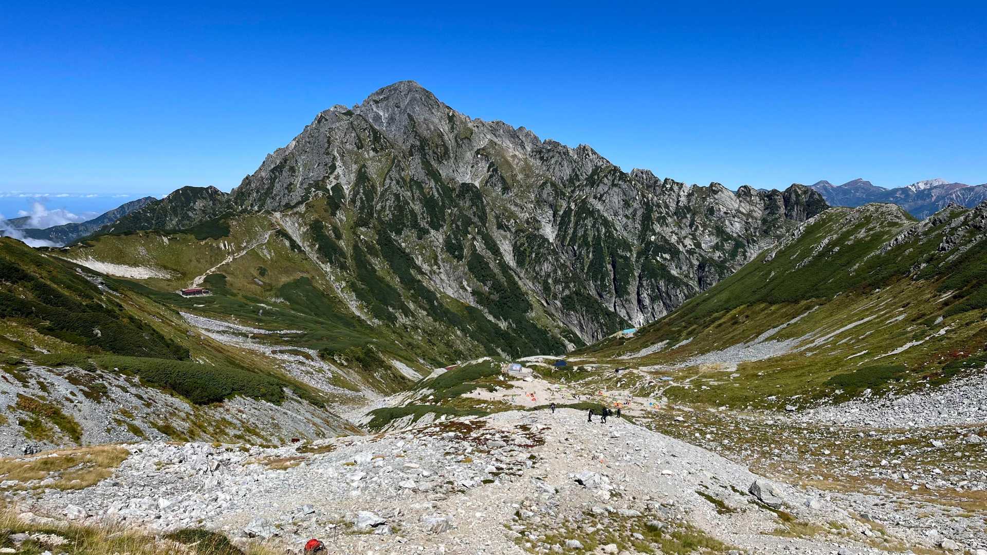前剱-剱岳-室堂登山口 縦走コースの写真