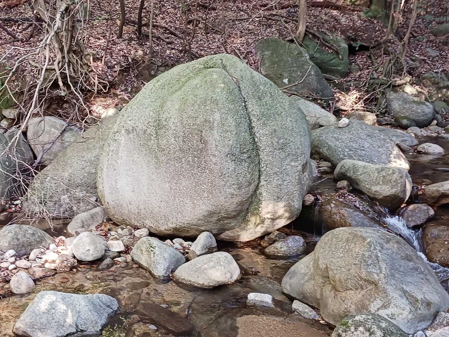 桃🍑岩から登山口
