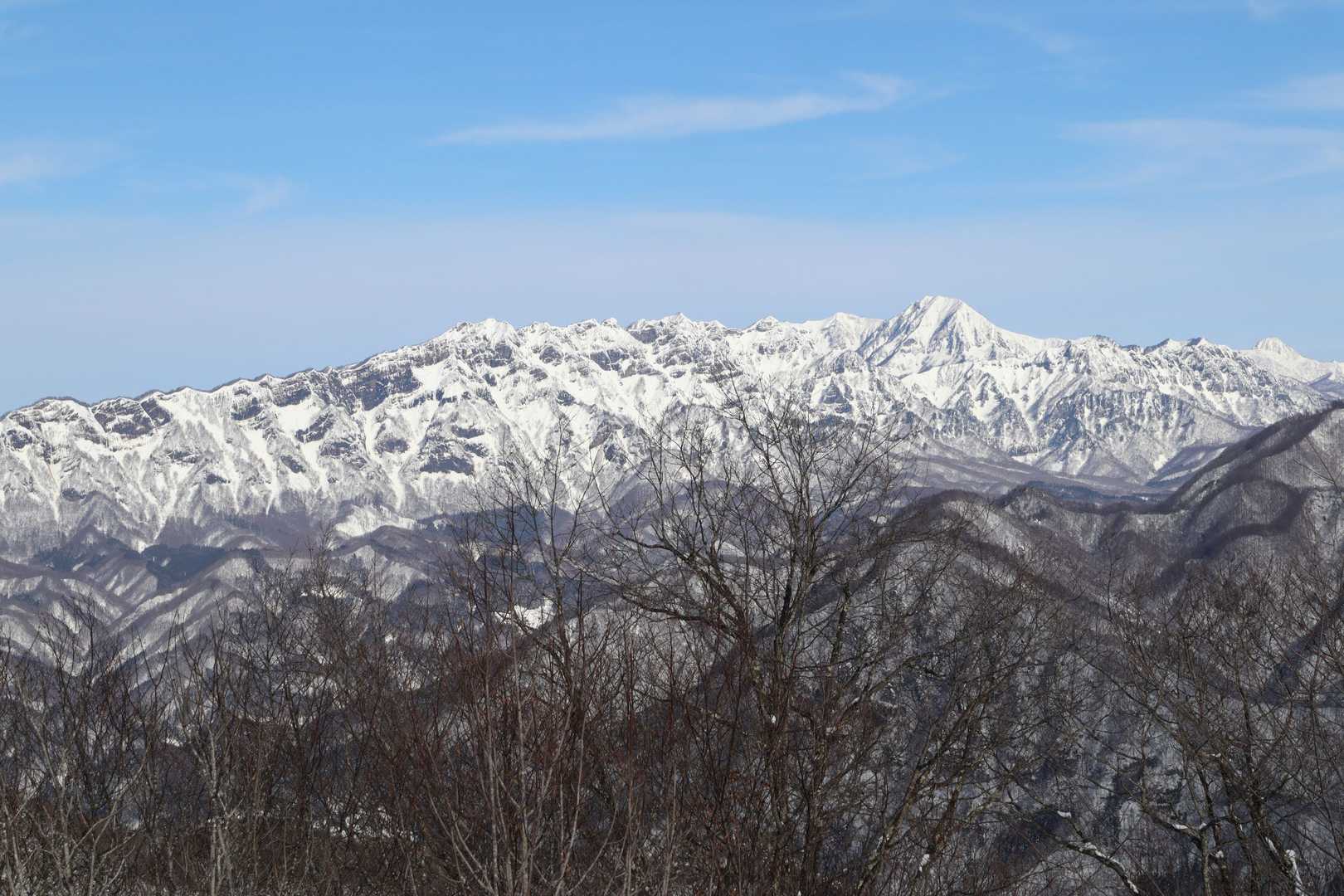 北方向には戸隠高妻連峰。