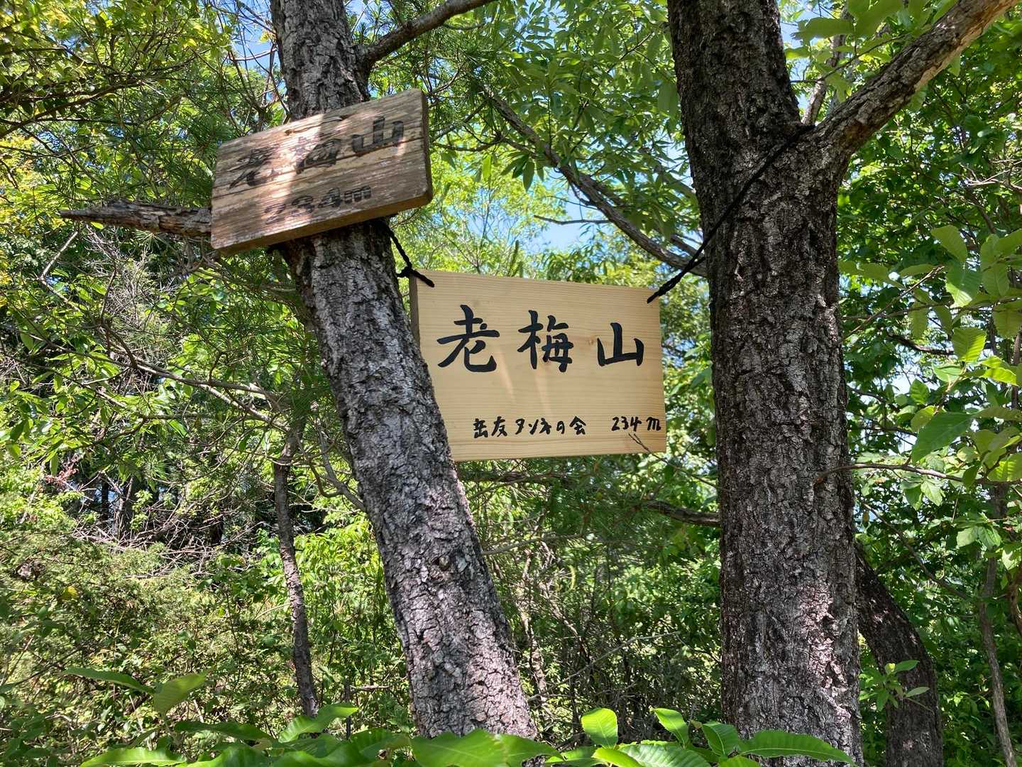 老梅山登頂です〜👍