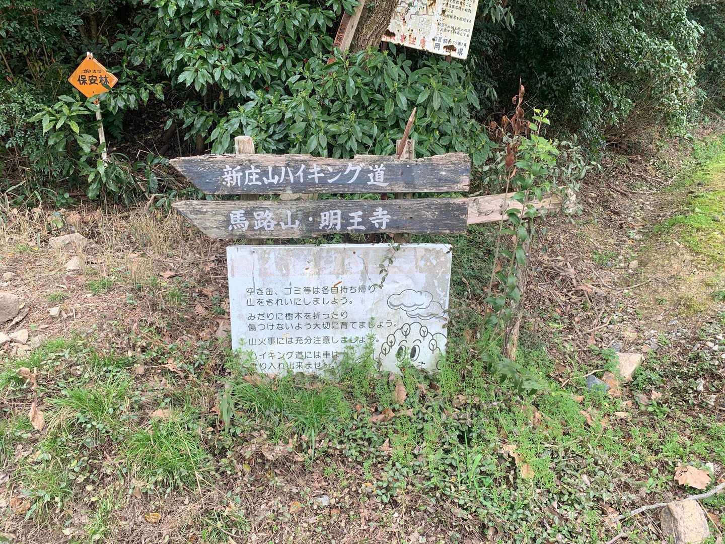 🚗移動して新庄山登山口