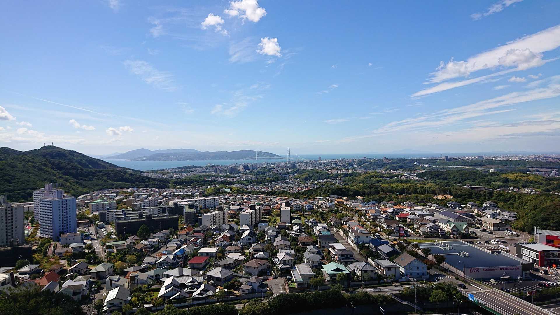 須磨浦公園駅-須磨浦公園駅-須磨浦公園駅前バス停-旗振山- 縦走コースの写真