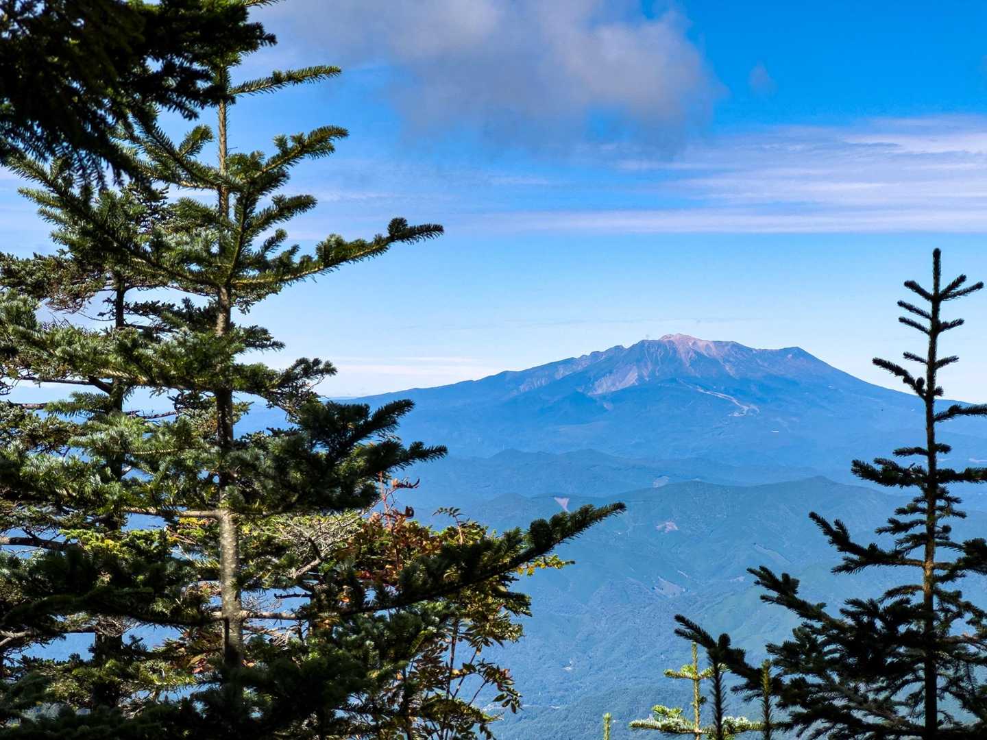 御嶽山がチラリと見えるのが少し心が救われる❤️