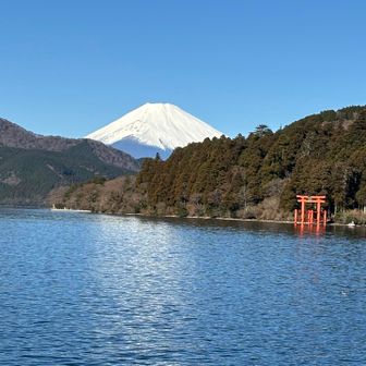 富士山と箱根神社