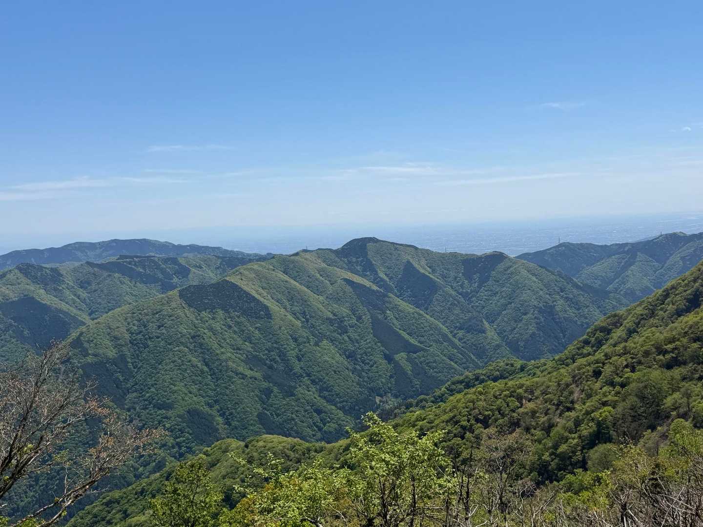 国見峠-国見岳-大禿山-御座峰 往復コースの写真