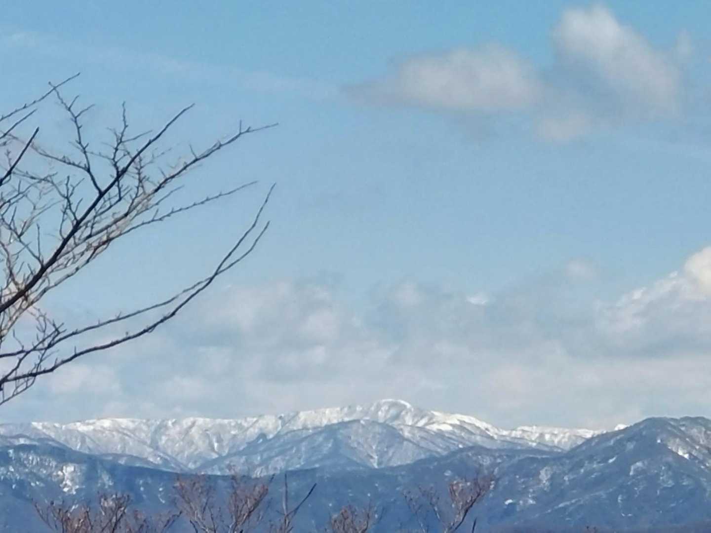 雪山🏔️が見えると嬉しい🎶