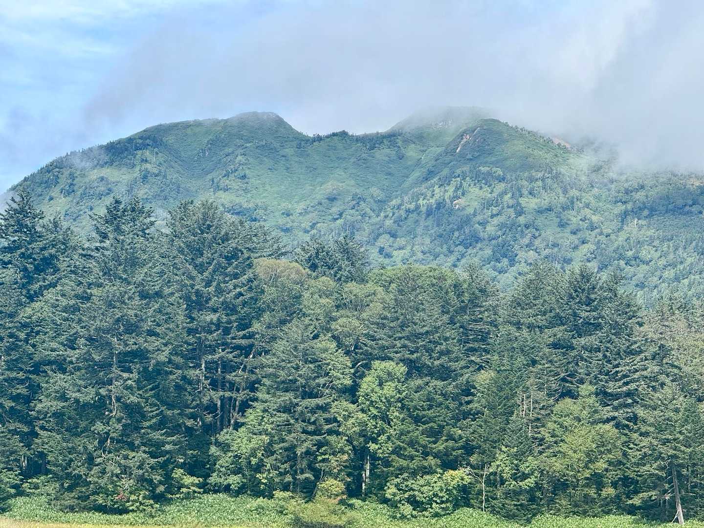燧ヶ岳が見えてきました。