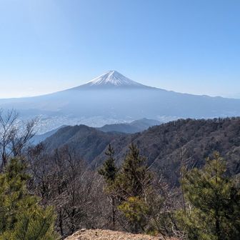 裾野を広げる富士山