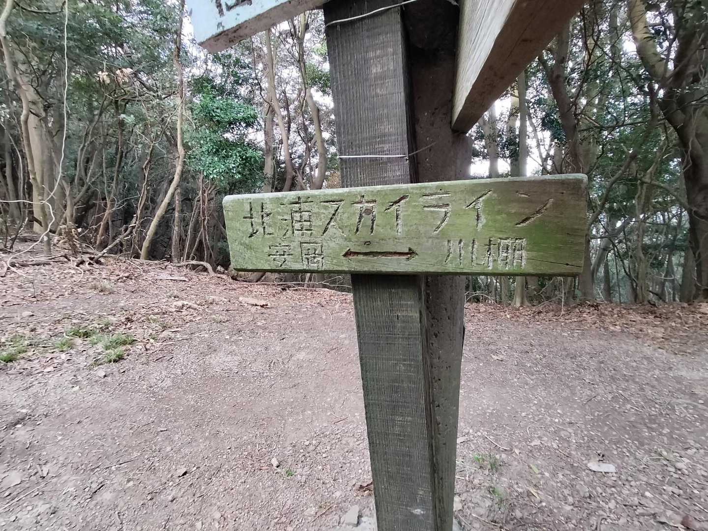 影山-シタキ場山-雌鋤先山-鋤先山-竜王山-吉見峠-汐見岩 縦走コースの写真