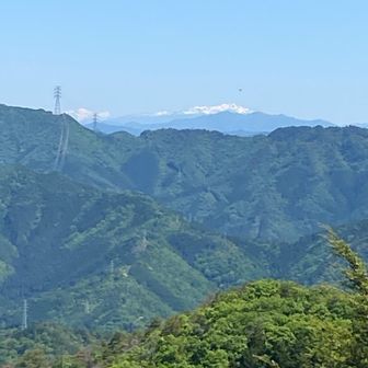 穂高、乗鞍まだまだ白いですね。