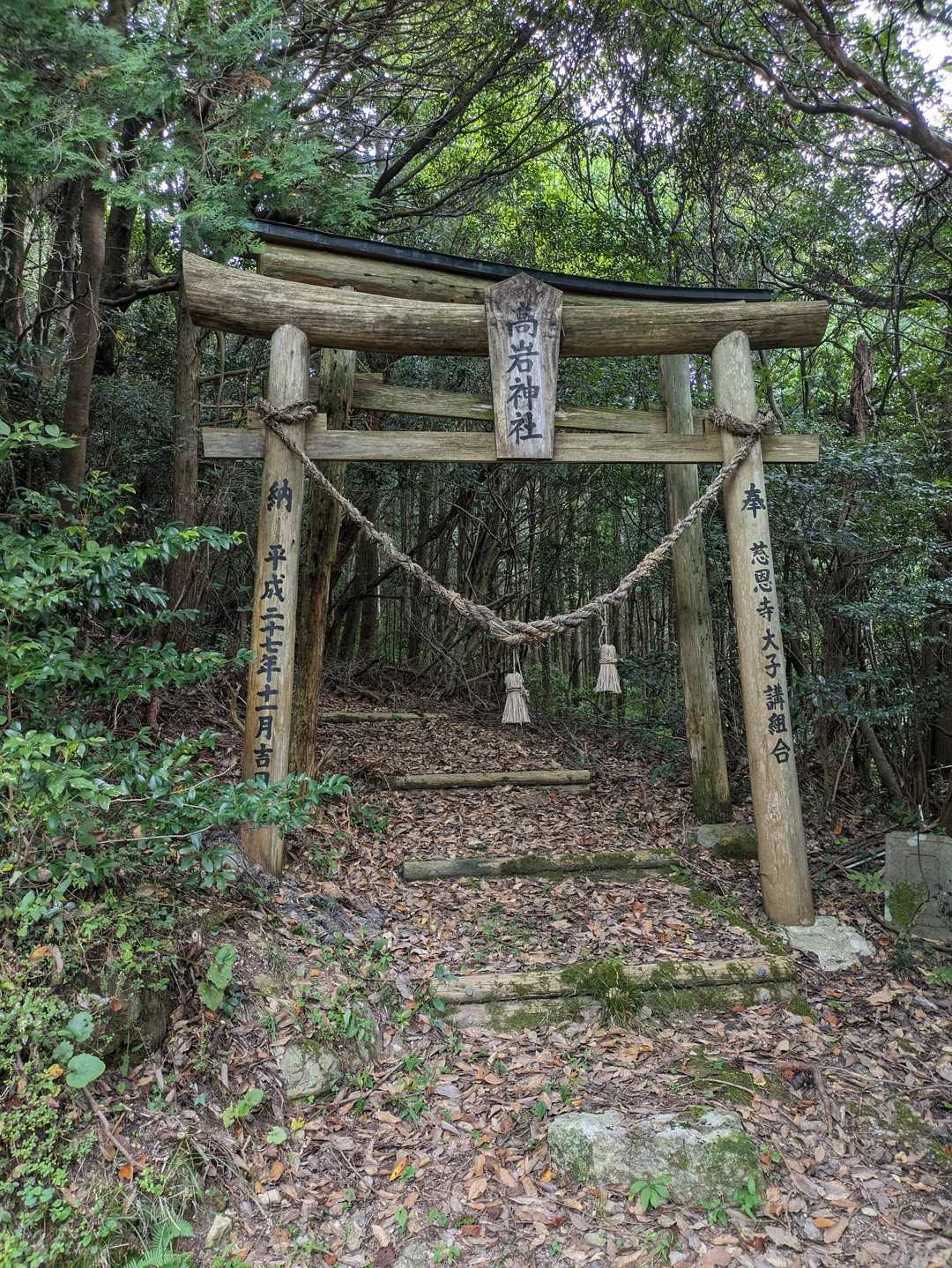 反対側の登山口に🏃おりました。