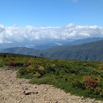 東吾妻山より裏磐梯を