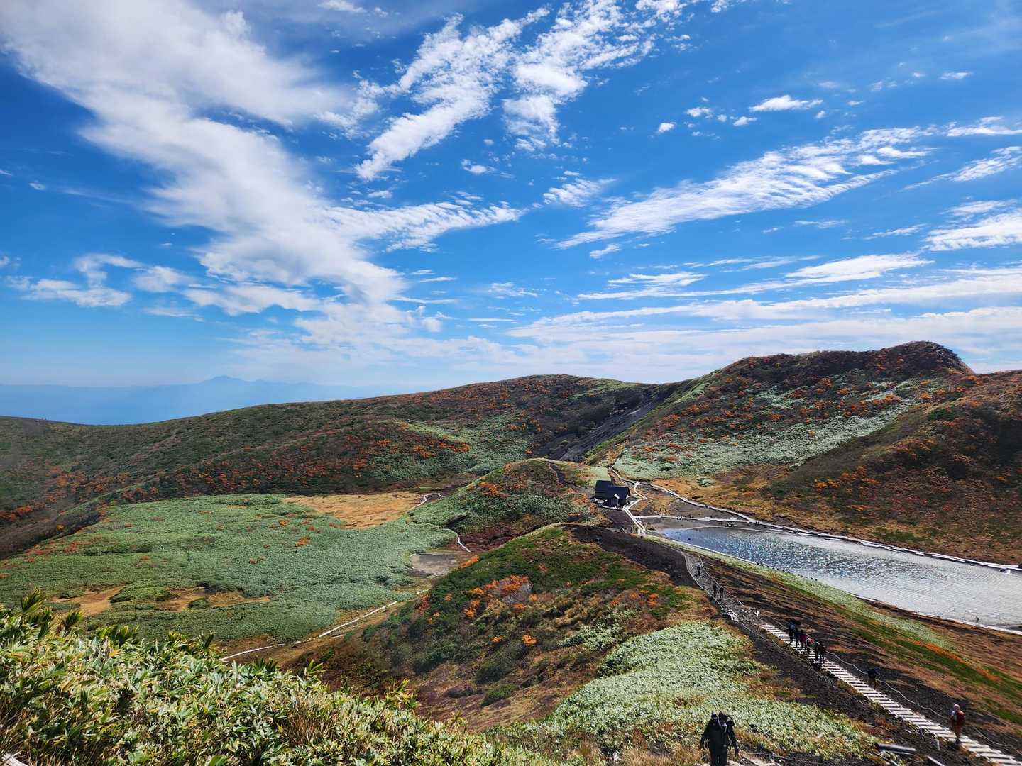 駒池-秋田駒ヶ岳国見コース登山口 縦走コースの写真
