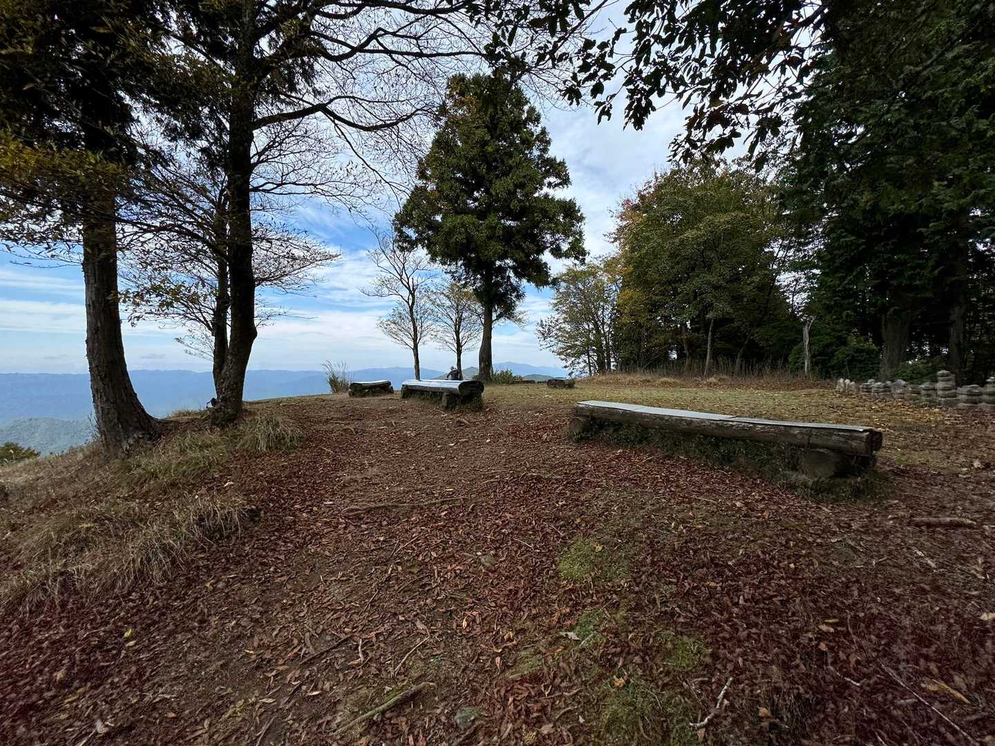 ロープウェイ比叡駅-横高山-水井山-仰木峠-戸寺バス停 縦走コースの写真