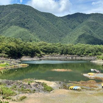 想像していたより小さな精進湖