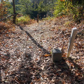 瓶割山 山頂・三角点
この辺りは、瓶割山城の二の曲輪