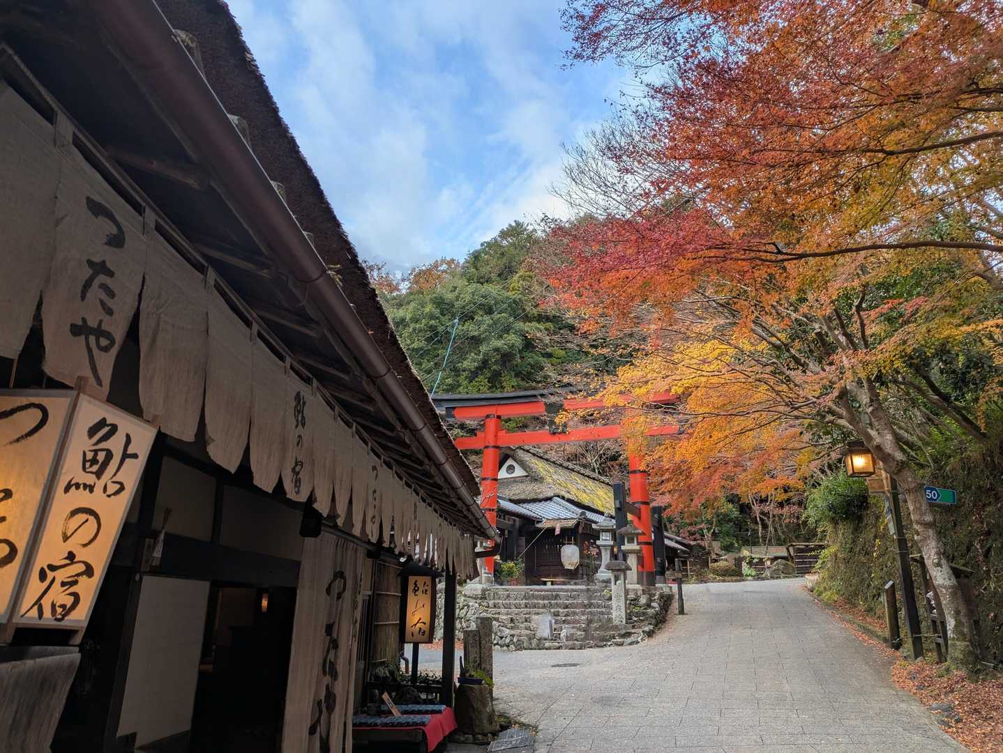 愛宕念仏寺の⛩️
観光地に突入です。
嵐山エリアは外国人観光客で大賑わい🕺