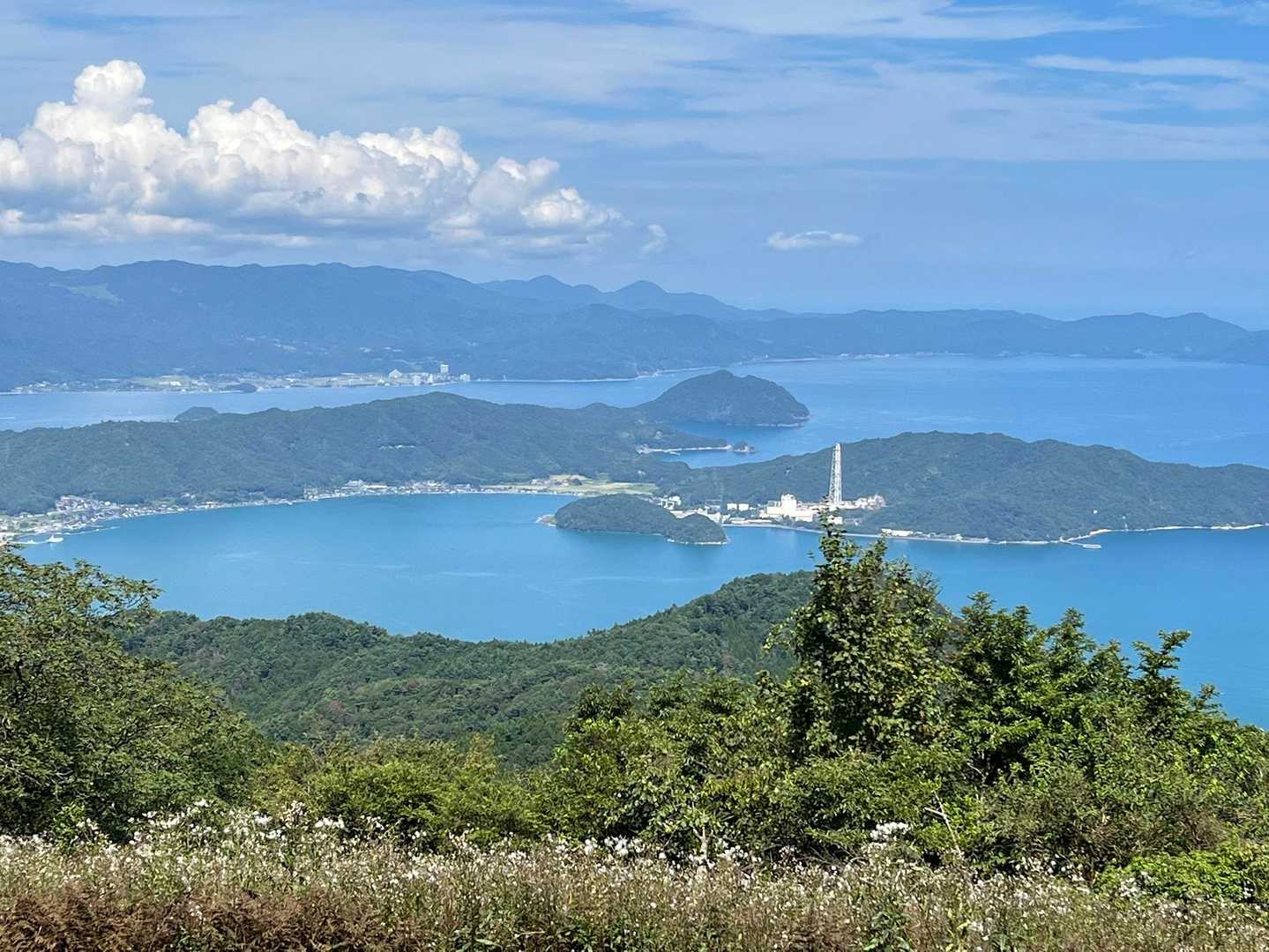 栗田半島の先が恐竜🦕🦖に見える