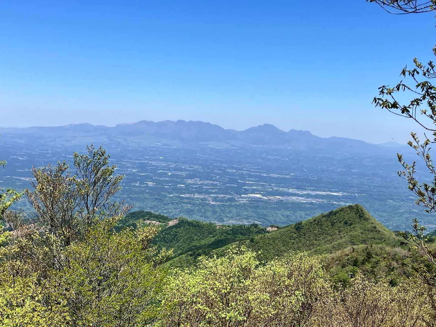 千間平コース途中の展望所からの絶景💙
