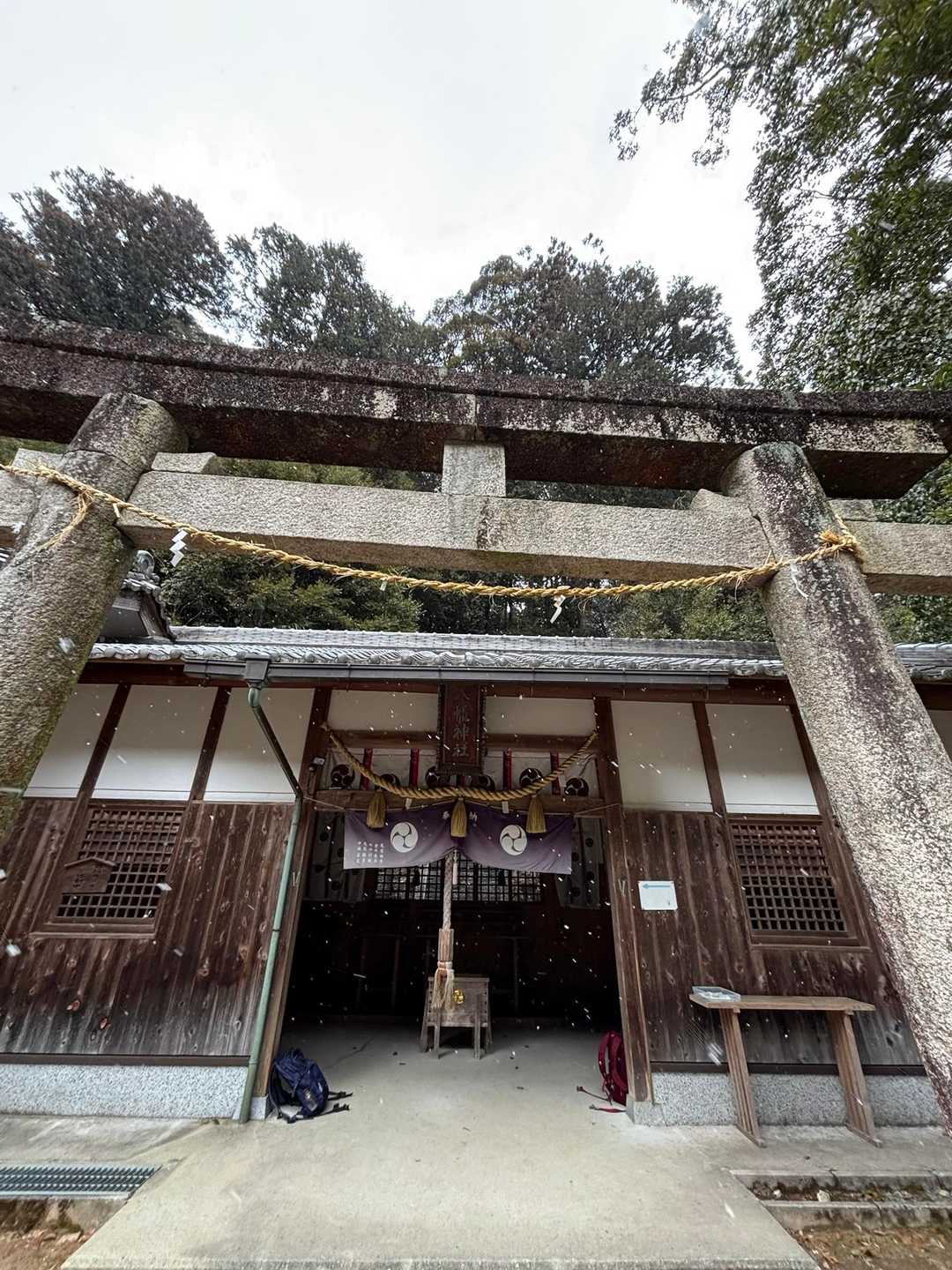 千早口駅-清水ヶ峰登り口-ジルミ峠-学文峰-下峠-流谷観音 縦走コースの写真