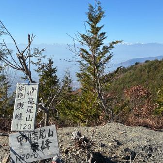 甲州高尾山の東峰