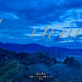 晴れていれば富士山も見えてたのね🗻