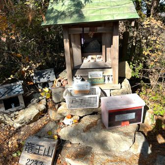 ここで八個目、じやなかった、十個終了。何処かで二つ飛ばしたようです。ご容赦ください。この籠の中には、ご自由にお持ち帰り下さいと書かれた手作りの品物が。